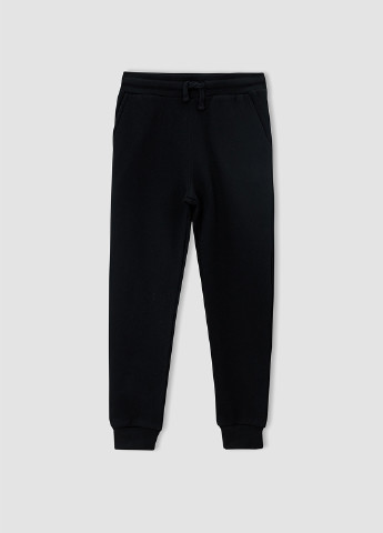 Черные спортивные демисезонные брюки джоггеры DeFacto
