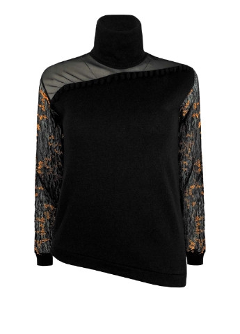 Черный демисезонный свитер Rinascimento