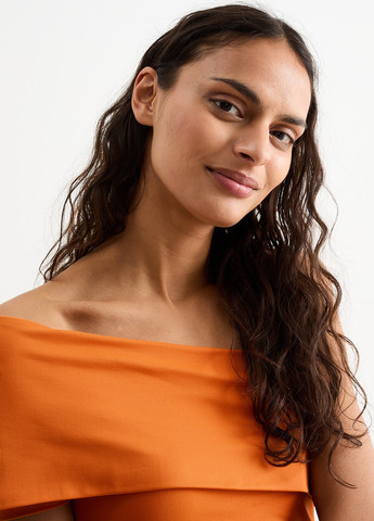 Помаранчева блуза C&A