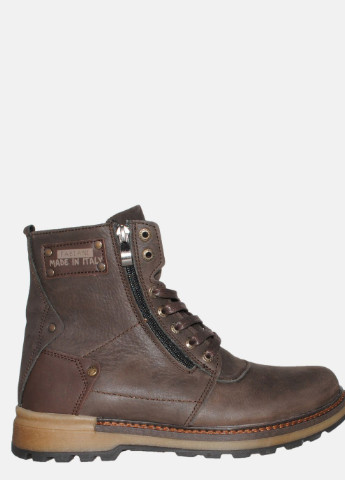 Коричневые зимние ботинки 136-1кор.муст коричневый Fabiani
