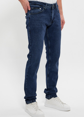 Светло-синие демисезонные зауженные джинсы Trend Collection