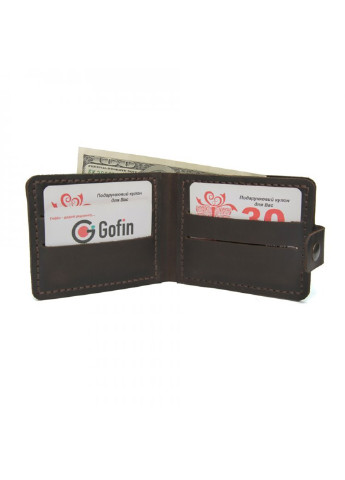 Чоловік шкіряний гаманець 11,5х9 см GOFIN (219905105)