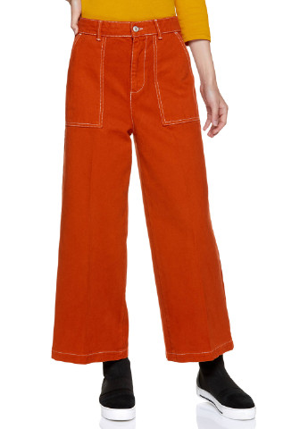 Рыжие кэжуал демисезонные кюлоты брюки United Colors of Benetton