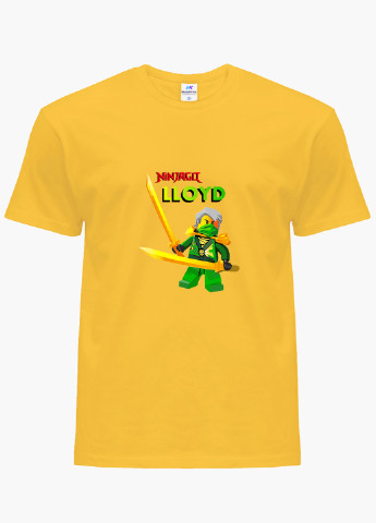 Желтая демисезонная футболка детская ллойд гармадон лего ниндзяго (lloyd montgomery garmadon lego ninjago masters of spinjitzu)(9224-2641) MobiPrint