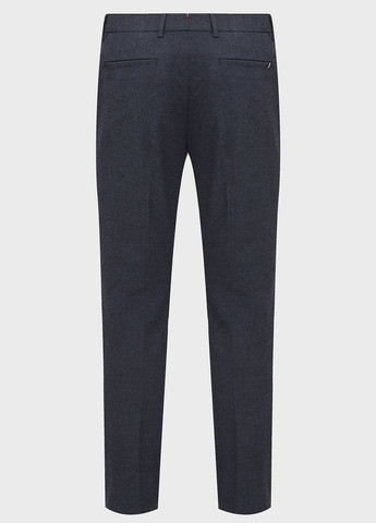 Темно-синие кэжуал, классические демисезонные зауженные брюки Tommy Hilfiger