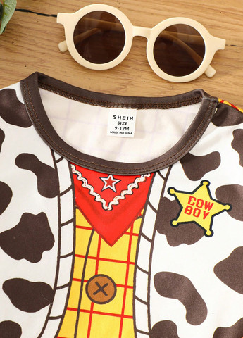 Коричневий демісезонний костюм (лонгслів, штани) брючний SHEIN