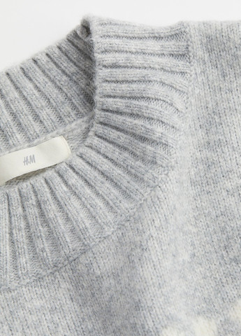 Серый зимний джемпер джемпер H&M