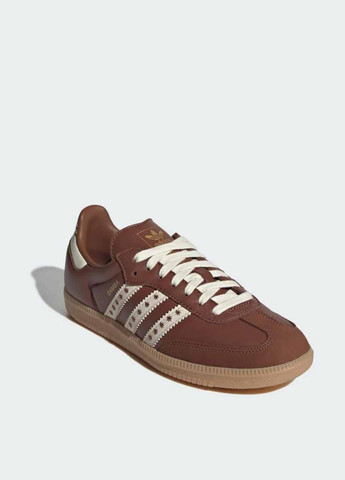 Коричневі всесезонні кросівки jr8821 adidas Samba OG
