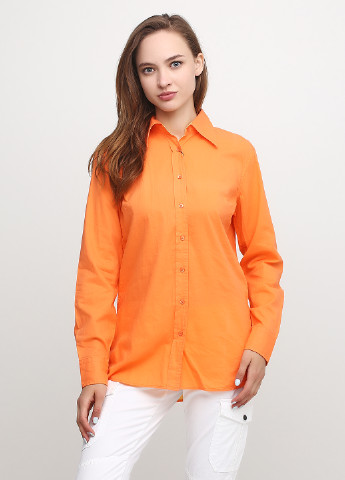 Оранжевая демисезонная блуза Gant