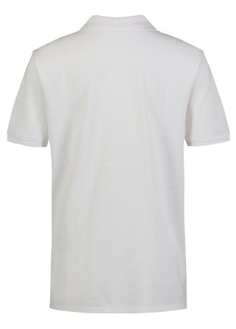 Белая детская футболка-поло для мальчика Calvin Klein с логотипом