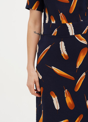 Синя кежуал сукня футляр Imperial з малюнком