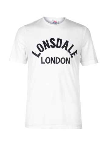 Белая футболка Lonsdale