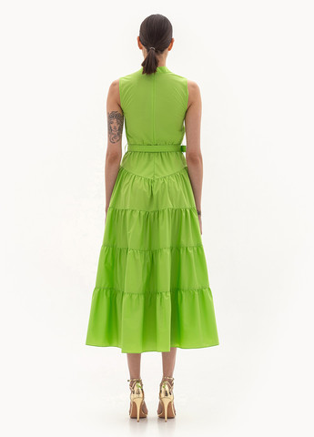 Салатова вечірня сукня BGL однотонна