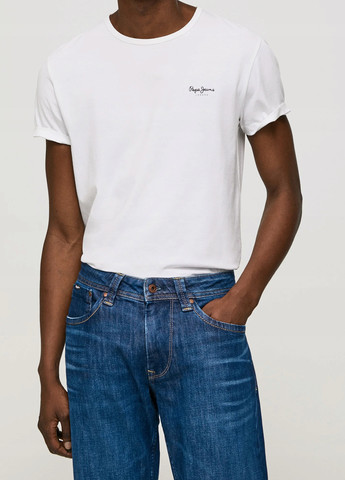 Белая футболка Pepe Jeans London