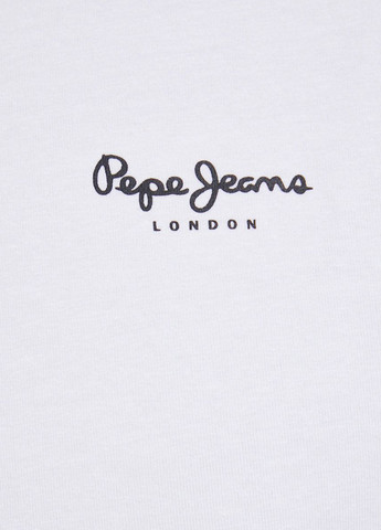 Біла футболка Pepe Jeans London