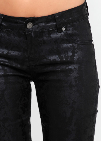 Черные кэжуал демисезонные зауженные брюки Supertrash