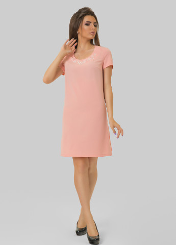 Світло-рожева кежуал сукня Azuri однотонна