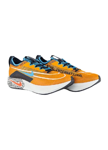 Оранжевые демисезонные кроссовки zoom fly 4 prm Nike