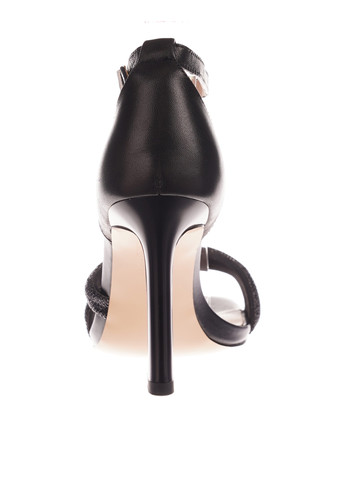 Черные босоножки Blizzarini с ремешком со стразами