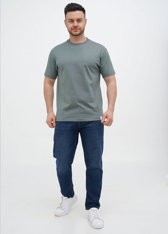 Серо-зеленая футболка Trend Collection