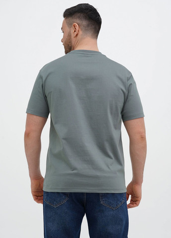 Серо-зеленая футболка Trend Collection