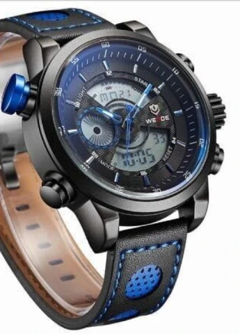 Чоловічі Годинники Premium Blue кварцові спортивні, класичні Weide (226691404)