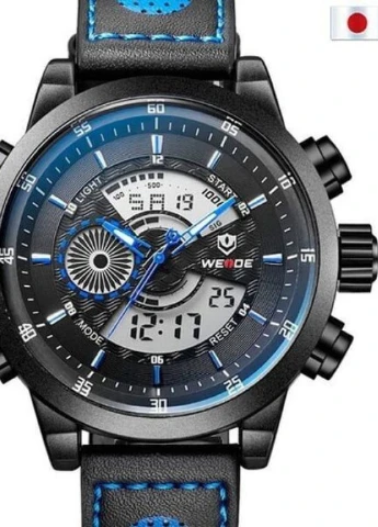 Чоловічі Годинники Premium Blue кварцові спортивні, класичні Weide (226691404)