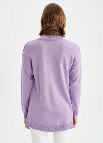 Сиреневый демисезонный свитер DeFacto