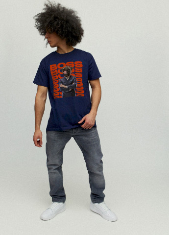 Темно-синя футболка чоловіча YAPPI