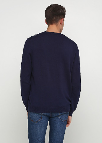 Темно-синій демісезонний пуловер пуловер Miss Moda