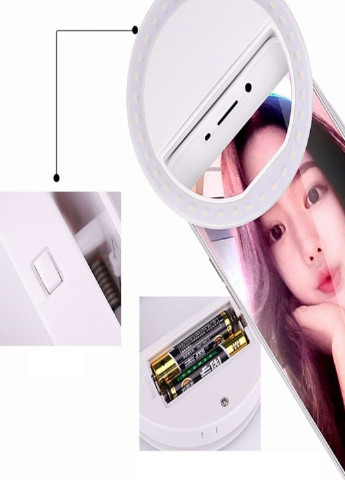Светодиодное Кольцо вспышка для селфи телефона с подсветкой 3 режима Selfie Ring Light (462589301) Francesco Marconi (205106719)