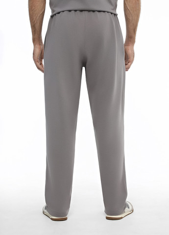 Серые кэжуал демисезонные прямые брюки Promin