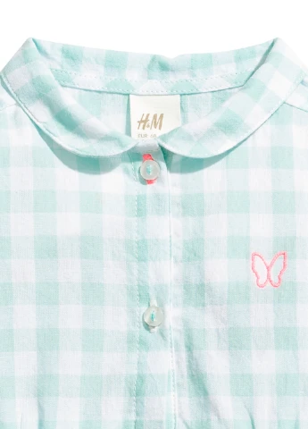 Бирюзовое платье H&M (162223099)