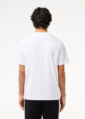 Белая футболка Lacoste