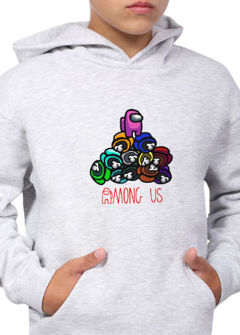 Худі для хлопчика Амонг Ас (Among Us) Кенгуру дитячий (9298-2594) MobiPrint (219027582)