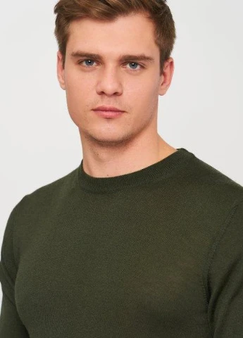 Темно-зелений джемпер,темно-зелений, Casual Friday