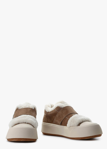 Темно-бежевые кеды Le'BERDES