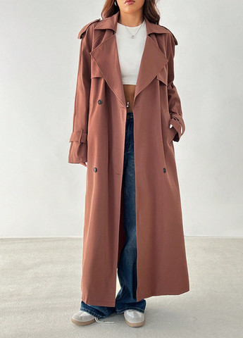 Плащ SHEIN тренчкот на гудзиках демісезон (338797592)