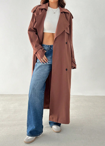 Плащ SHEIN тренчкот на гудзиках демісезон (338797592)