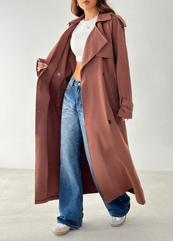 Плащ SHEIN тренчкот на гудзиках демісезон (338797592)