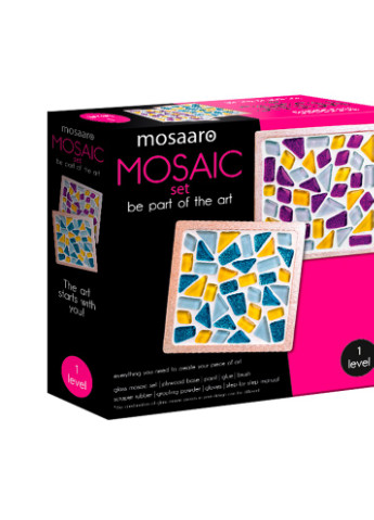 Стеклянная мозаика Cup Coaster (Square) Подставка для чашек (квадратные) MA1002 Mosaaro (253876006)