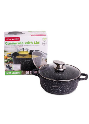 Кастрюля из литого алюминия с антипригарным покрытием 2.3 л KM-4404 Kamille (253542399)