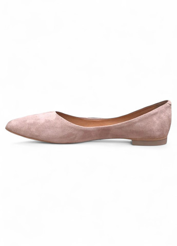 Жіночі балетки Maria Tucci | кавові однотонні без декору натуральна замша (333057501)