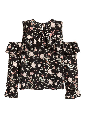 Чёрная блуза H&M