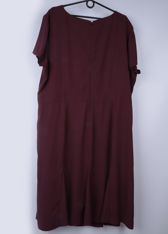 Бордовое кэжуал платье платье-свитер Talbots однотонное