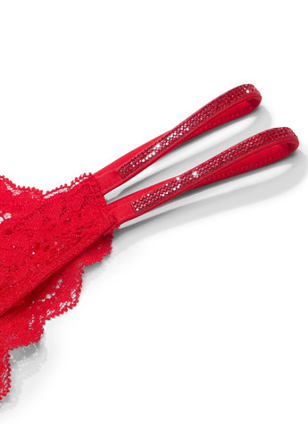 Червоний демісезонний комплект (бюстгальтер, трусики) Victoria's Secret