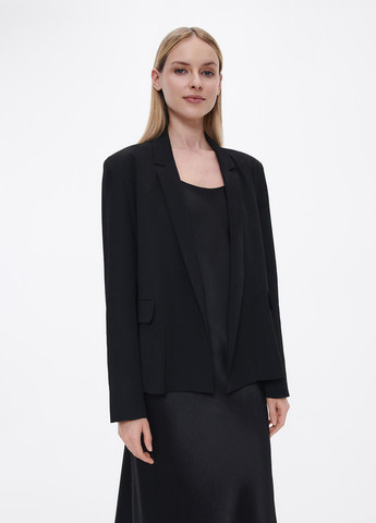 Черный женский жакет Reserved однотонный - демисезонный