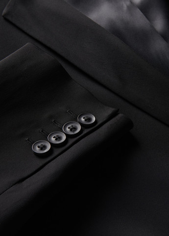 Черный женский жакет Reserved однотонный - демисезонный