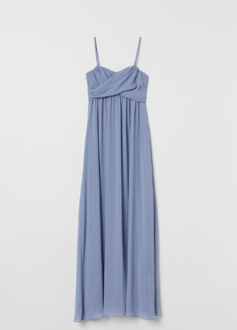 Блакитна вечірня плаття, сукня H&M однотонна