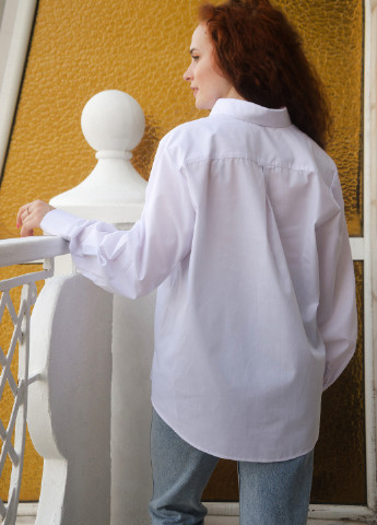 Белая классическая рубашка белого цвета INNOE Платье